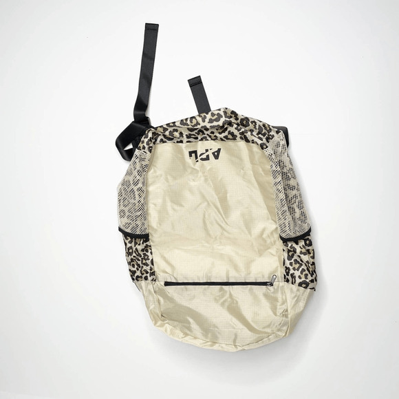 APL Athletic Propulsion Labs Packable Backpack leopard print travel lightweight - Picture 2 of 5